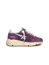 Women's Running Suede Low Top Sneakers Purple - GOLDEN GOOSE - BALAAN 1