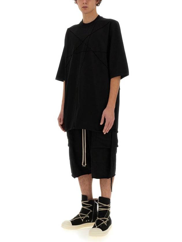 Rick Owens Drkshdw Cotton T-Shirt - RICK OWENS - BALAAN 2