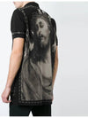 11th Anniversary Jesus Overfit Collar TShirt Black 7312 654 001 - GIVENCHY - BALAAN 4