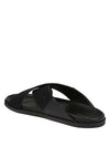 Cross Webbing Strap Sandals Black - GIVENCHY - BALAAN 4