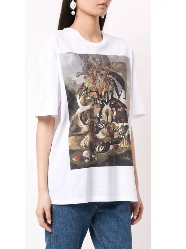 11th Anniversary Oversized Logo T Shirt 558751 QMZ04 0900 - ALEXANDER MCQUEEN - BALAAN 3