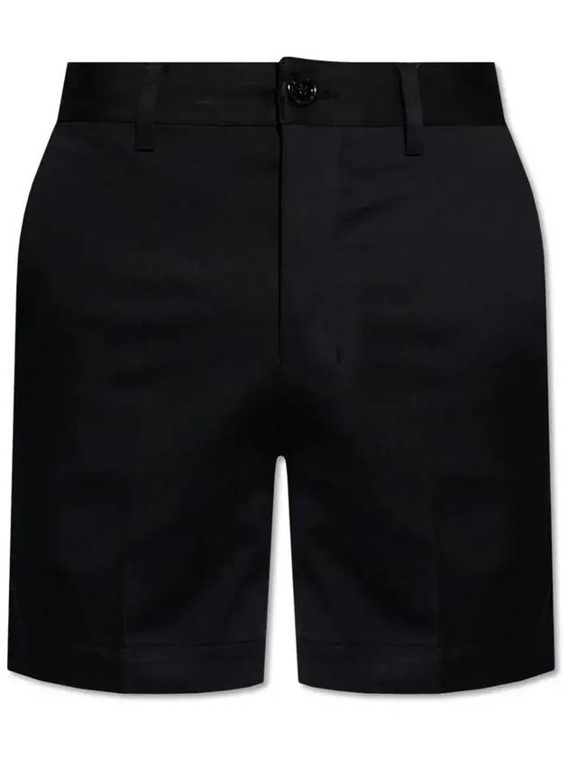 De Coeur Motif Chino Shorts Black - AMI - BALAAN 1