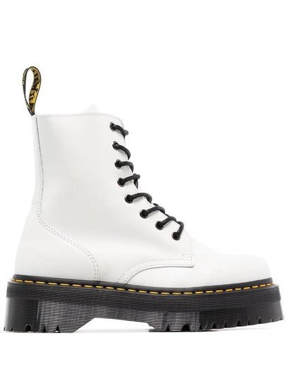 Jayden 8 Hole Worker Boots White - DR. MARTENS - BALAAN 2