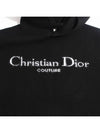 Embroidered Logo Knit Hood Black 443M649AM008 C980 - DIOR - BALAAN 4