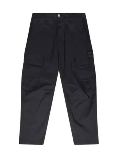 Shadow Project Cotton Nylon Ripstop Cargo Pants Black - STONE ISLAND - BALAAN 2