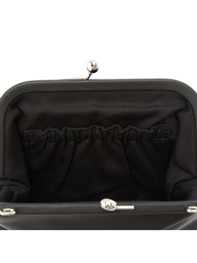 Logo Leather Clutch Bag Black - VIVIENNE WESTWOOD - BALAAN 9