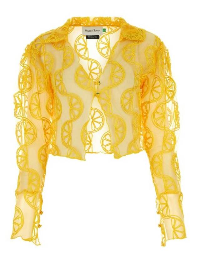 Lemon Plate Long-Sleeved Shirt Yellow - HOUSE OF SUNNY - BALAAN 1