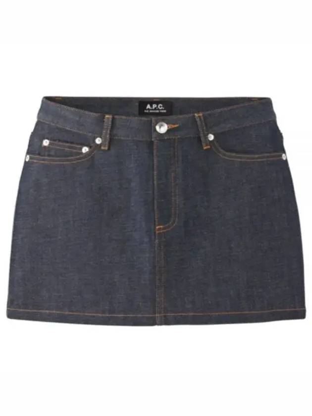 Women's Mini Jupe Denim Skirt Indigo - A.P.C. - BALAAN 2