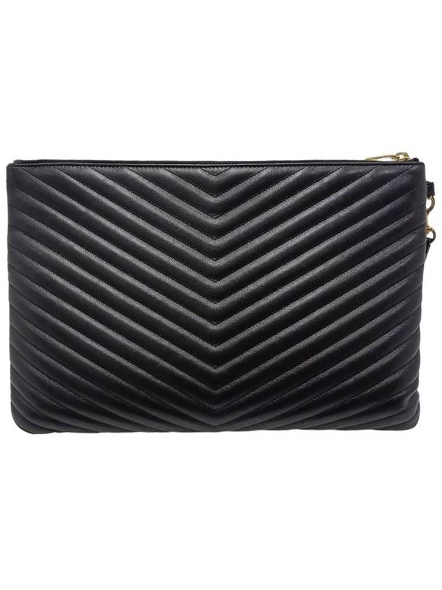 Women s 440222 Matelasse Monogram Document Clutch Strap - SAINT LAURENT - BALAAN 3