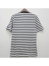 Levant Modern Striped Short Sleeve T-Shirt Marine - SAINT JAMES - BALAAN 4