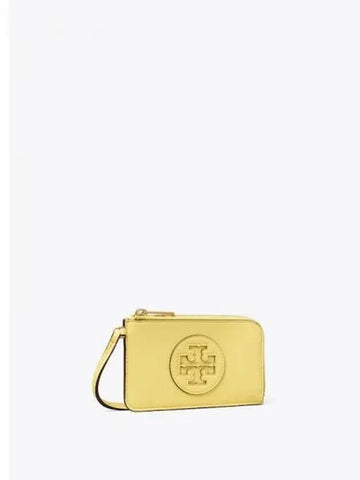 Ella Bio zip up card wallet case vintage lemon yellow domestic product GM0024072627682 - TORY BURCH - BALAAN 1