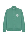 Logo Zip-Up Jacket Green - MAISON KITSUNE - BALAAN 2