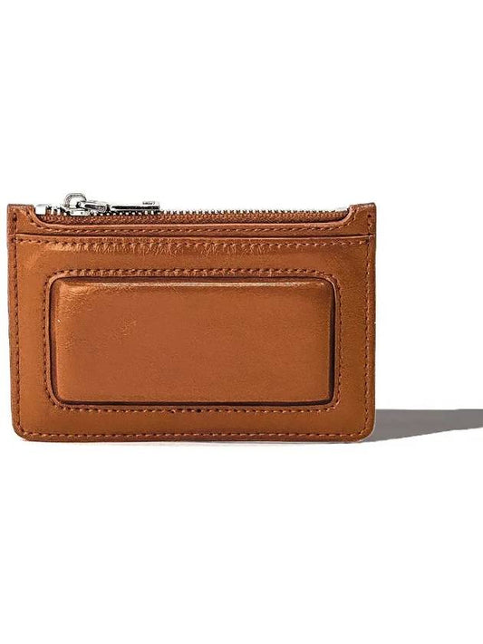 Palette Zipper Coin Card Wallet Cognac Wood - LE MASQUE - BALAAN 2