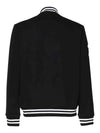 Embroidery Pony Logo Varsity Bomber Jacket Black - POLO RALPH LAUREN - BALAAN 3