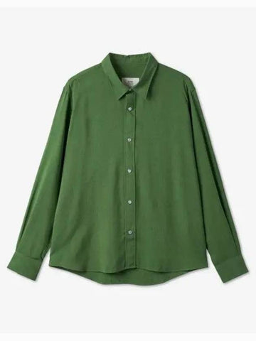 Men's Western Long Sleeve Shirt Green - AMI - BALAAN 1