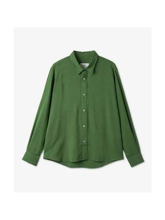 Men's Western Long Sleeve Shirt Green - AMI - BALAAN 1