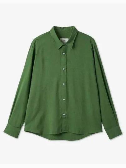 Men's Western Long Sleeve Shirt Green - AMI - BALAAN 2