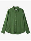 Men's Western Long Sleeve Shirt Green - AMI - BALAAN 1