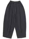 Heavy Terry Balloon Sweat Wide Pants Charcoal - A NOTHING - BALAAN 2
