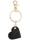 Grain Leather Heart Keyring Black - VIVIENNE WESTWOOD - BALAAN 3