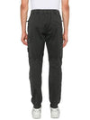 Stretch Cotton Cargo Straight Pants Grey - STONE ISLAND - BALAAN 4