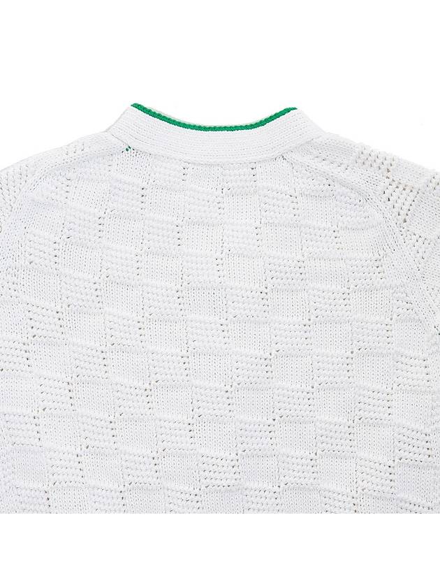 Women's Intrecciato Cardigan White - BOTTEGA VENETA - BALAAN.