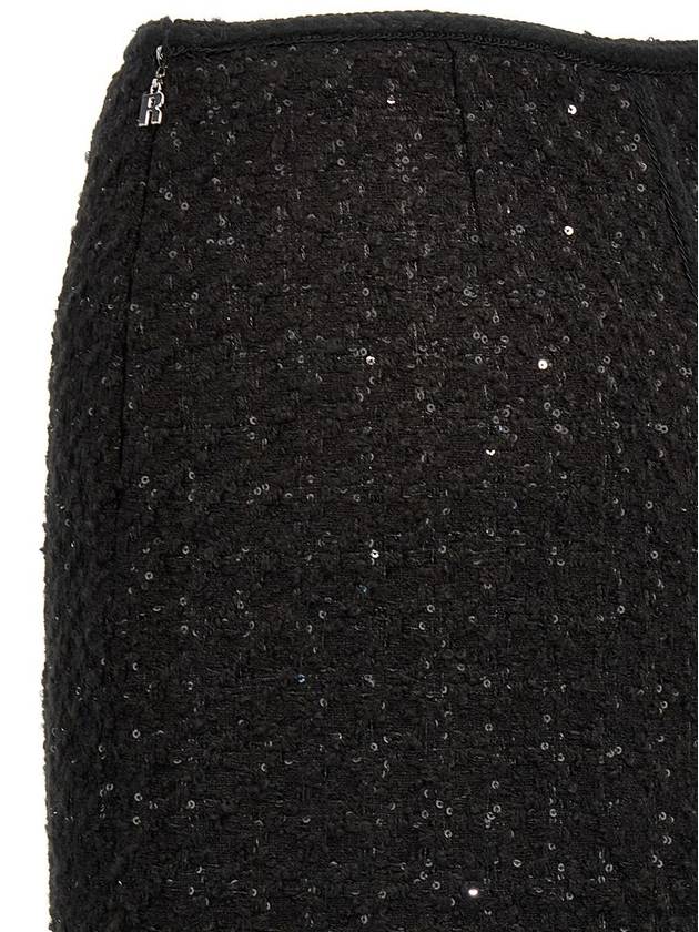 Rotate Birger Christensen Maxi Bouclé Skirt - ROTATE - BALAAN 4