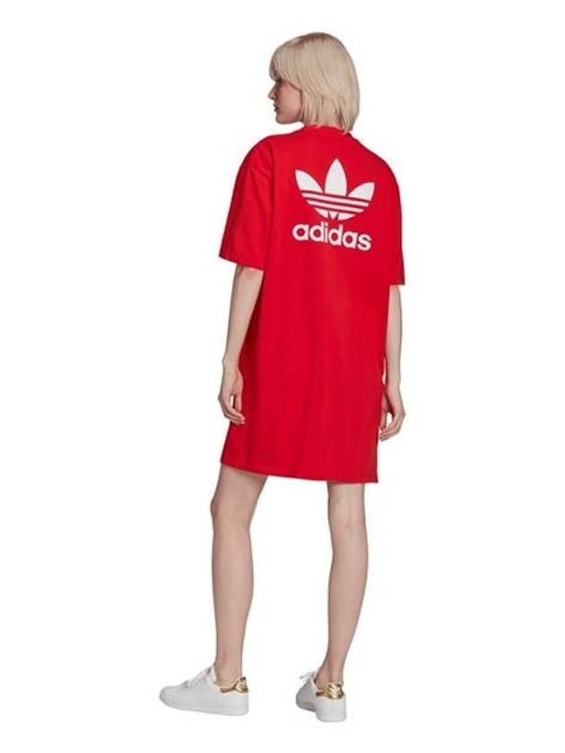 HC2051 Tea Dress Red WOMENS - ADIDAS - BALAAN 2