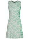 Golfwear Gillian 3D Sleeveless Midi Dress Light Green - J.LINDEBERG - BALAAN 3