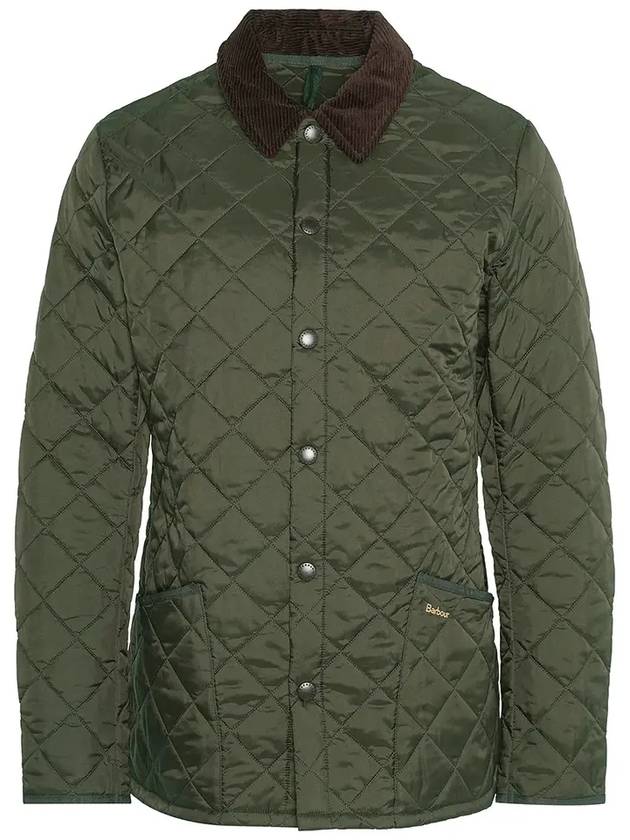 Heritage Liddesdale Quilted Padding Olive - BARBOUR - BALAAN 2