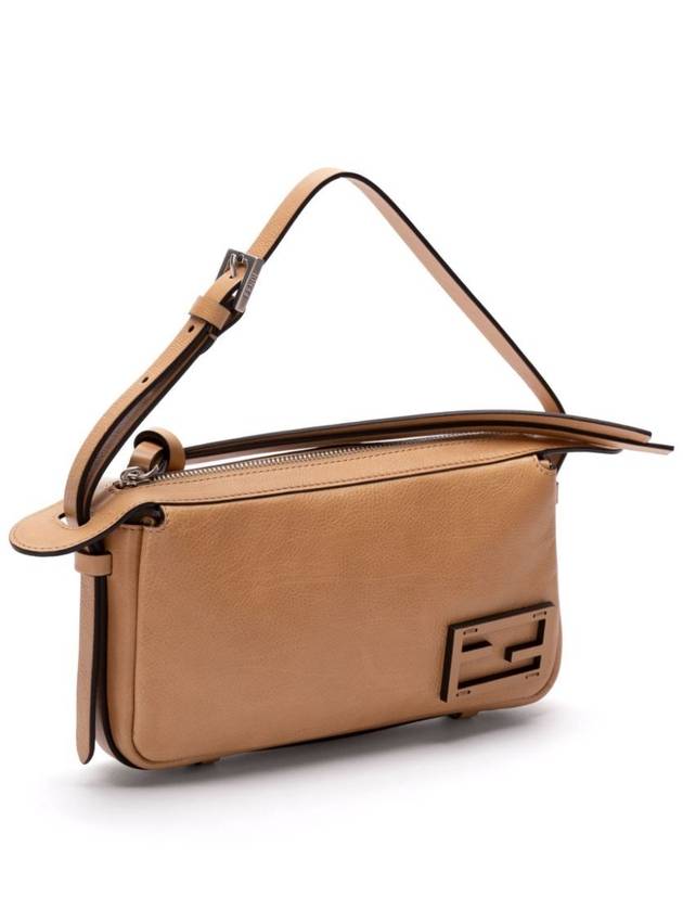 Simply Mini Leather Shoulder Bag Beige - FENDI - BALAAN 3