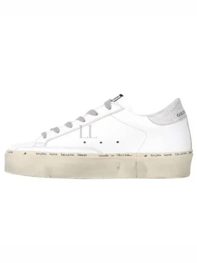 Hi Star White Metallic Silver Heel Tab Sneakers - GOLDEN GOOSE - BALAAN 2