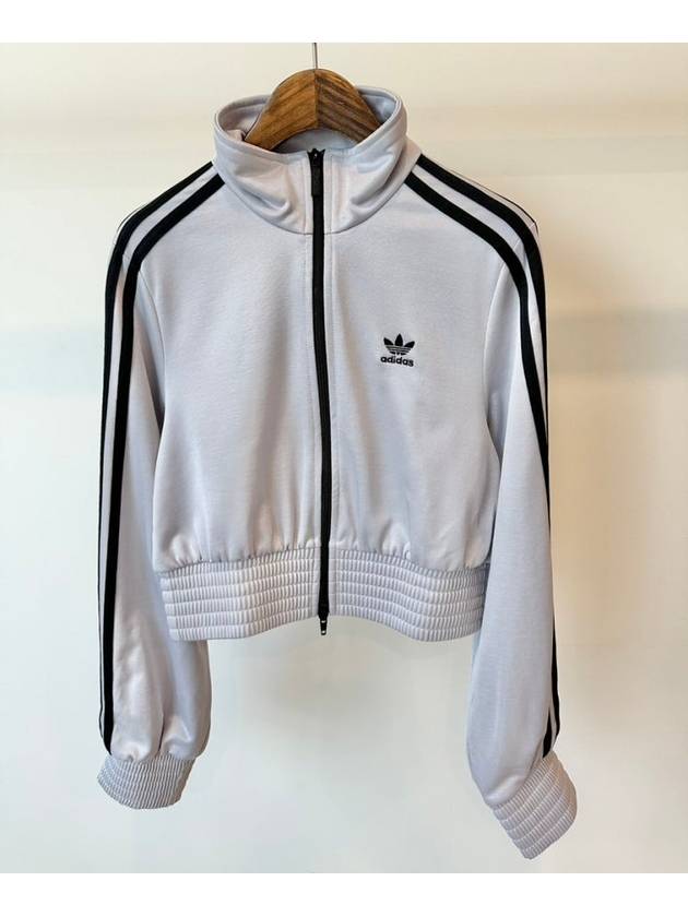 Women s Classic High Shine Track Jacket Matte Silver - ADIDAS - BALAAN 2