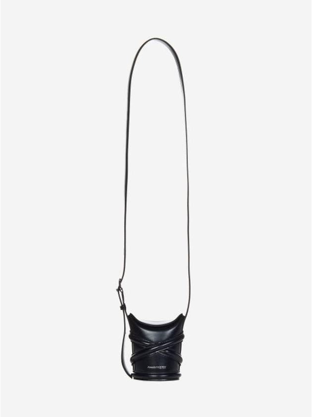 Curve Small Bucket Bag Black - ALEXANDER MCQUEEN - BALAAN 5