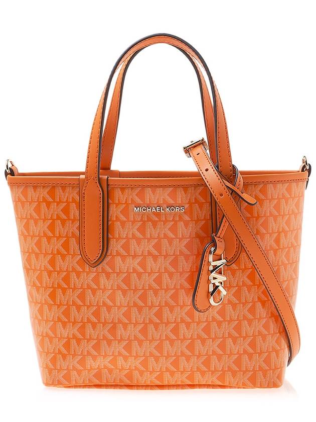 Eliza Extra Small Logo Tote Bag Apricot - MICHAEL KORS - BALAAN 3