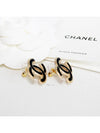 stud earrings metal gold black - CHANEL - BALAAN 5