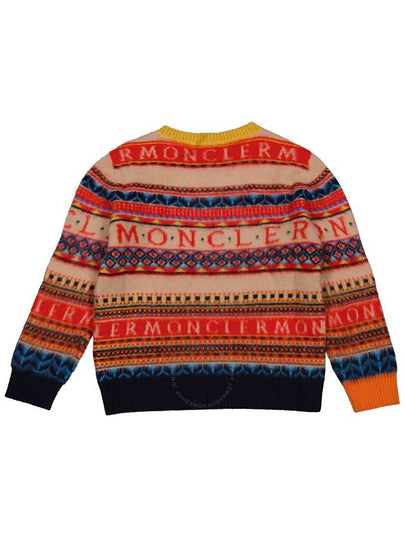 Moncler Boys Wool Fair Isle Sweater, Size 10 - MONCLER - BALAAN 2