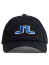 Angus Embroidered Logo Ball Cap Black - J.LINDEBERG - BALAAN 2