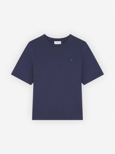 Bold Fox Head Patch Short Sleeve T-shirt Ink Blue - MAISON KITSUNE - BALAAN 2