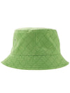 Intrecciato Jacquard Bucket Hat Acid Green - BOTTEGA VENETA - BALAAN 3