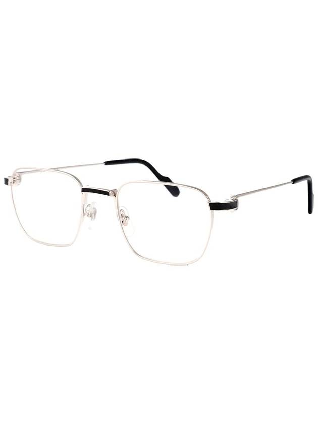 Eyewear Square Metal Eyeglasses - CARTIER - BALAAN 3