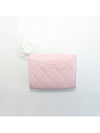 Women's Classic Flap Calfskin Card Wallet Pink - CHANEL - BALAAN 6