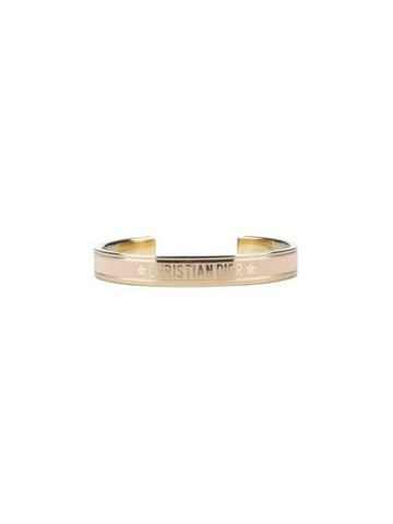 Cord Bangle Bracelet Gold Pink - DIOR - BALAAN 1