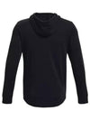 Men's Rival Terry Hoodie Black - UNDER ARMOUR - BALAAN 3