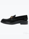 Horsebit Chain Leather Loafer Black - TOD'S - BALAAN 2