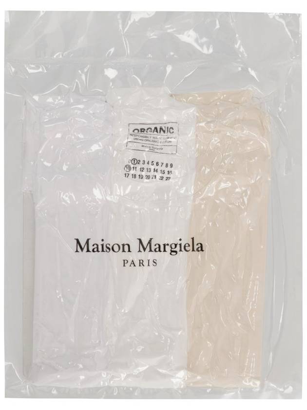 Men's Organic Jersey Short Sleeve T-Shirt 3 Pack Set - MAISON MARGIELA - BALAAN 2