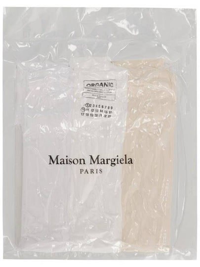 Men's Organic Jersey Short Sleeve T-Shirt 3 Pack Set - MAISON MARGIELA - BALAAN 2