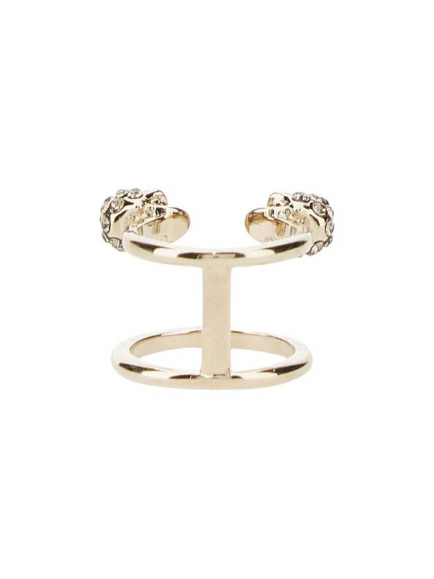 Double Skull Ring Gold - ALEXANDER MCQUEEN - BALAAN 4