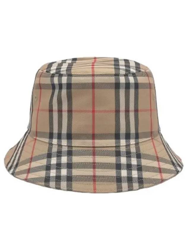 Vintage Check Technical Cotton Bucket Hat Archive Beige - BURBERRY - BALAAN 1