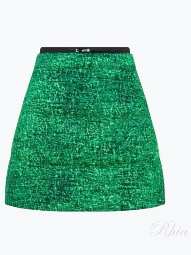 2D00002 M1631 83D printed cotton skirt - MONCLER - BALAAN 1